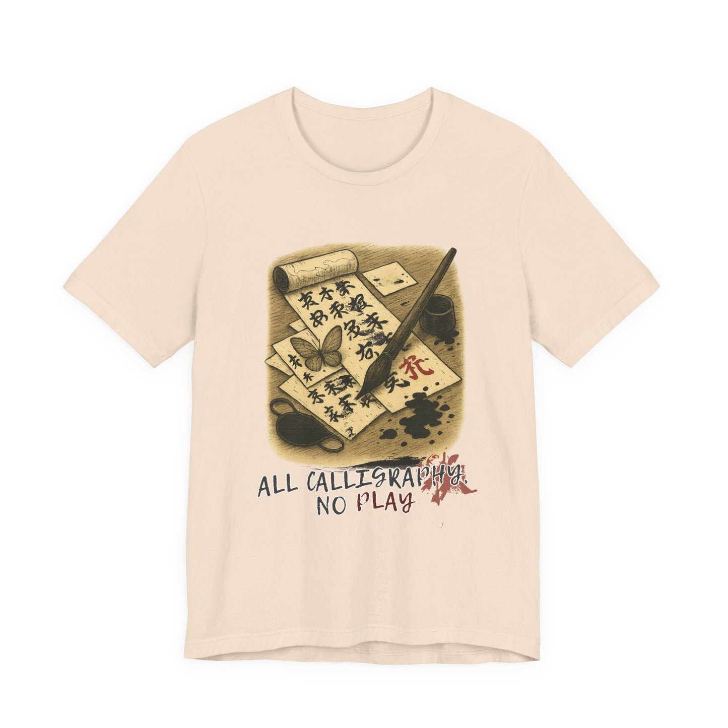 Calligraphy, Interrupted — Unisex Tee