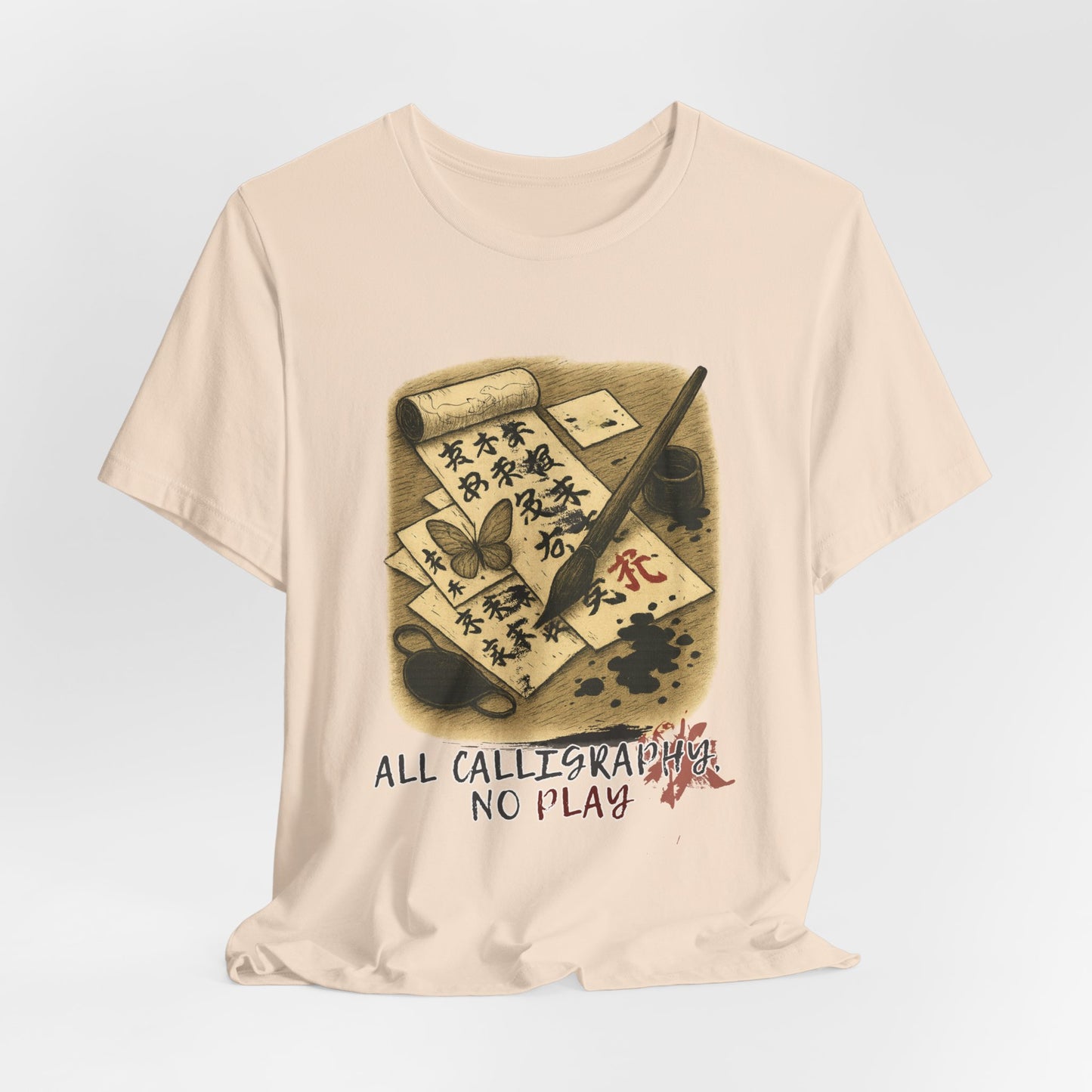 Calligraphy, Interrupted — Unisex Tee