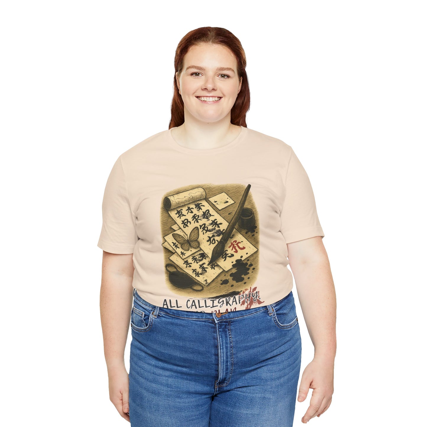 Calligraphy, Interrupted — Unisex Tee