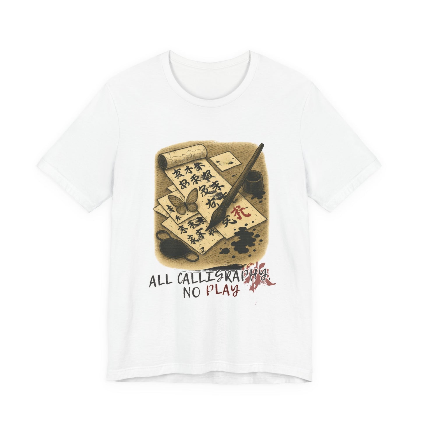 Calligraphy, Interrupted — Unisex Tee