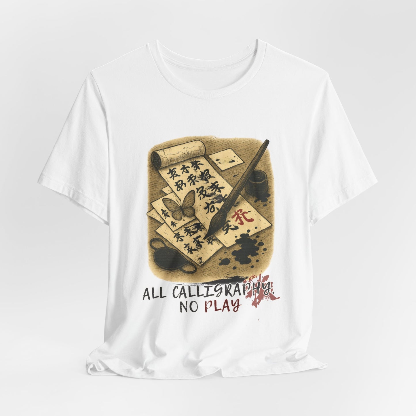 Calligraphy, Interrupted — Unisex Tee