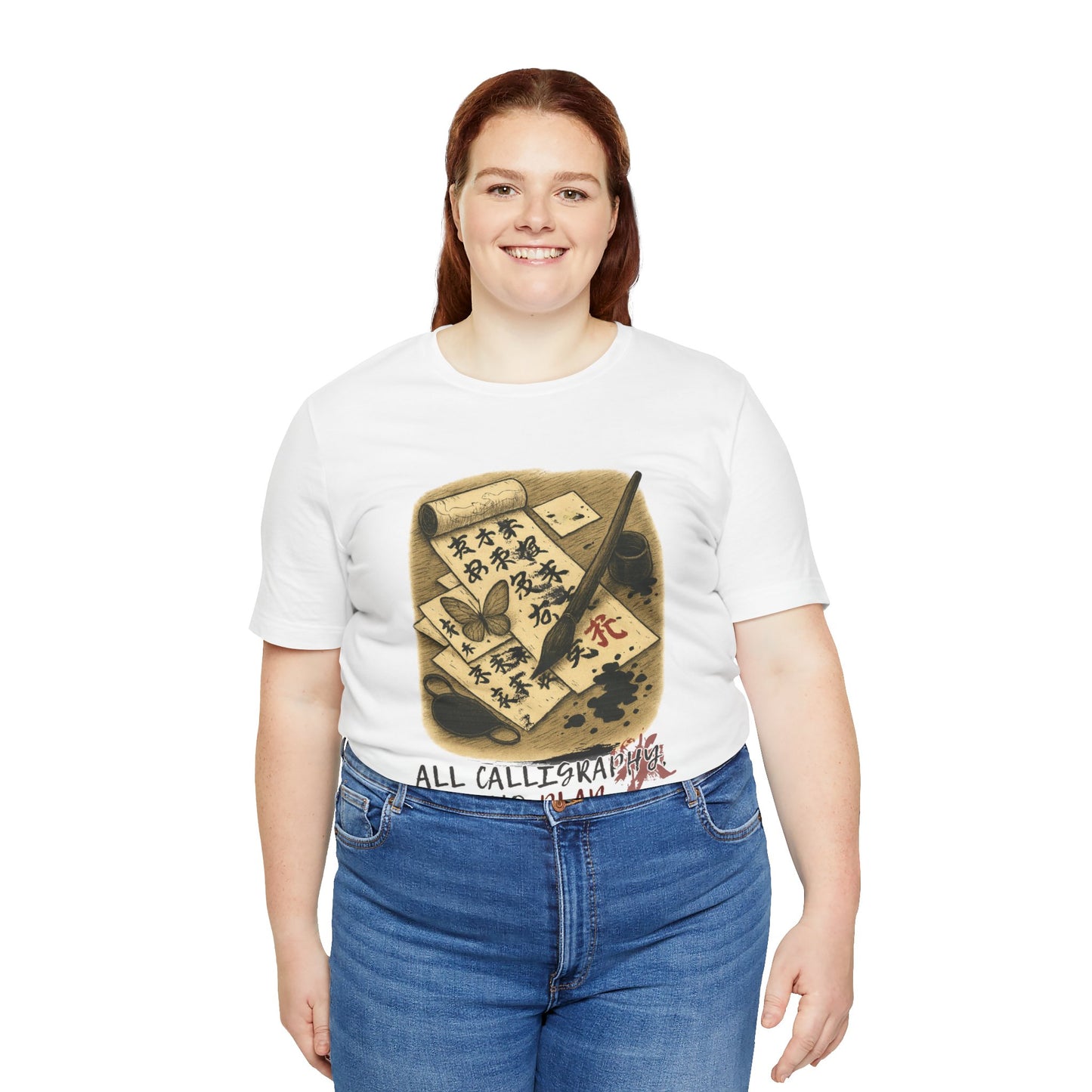 Calligraphy, Interrupted — Unisex Tee